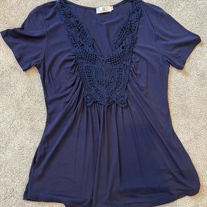 Miss Molly Navy Top